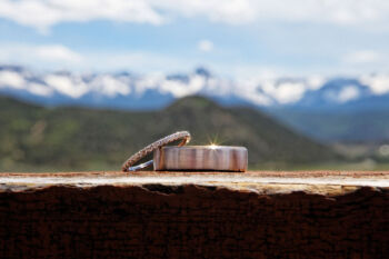rings in front of the san juan mountains