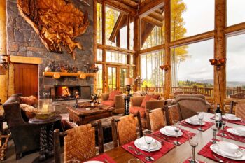 Telluride, Colorado living and dining room