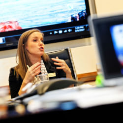 Western Healthcare Alliance annual summit. conference room table