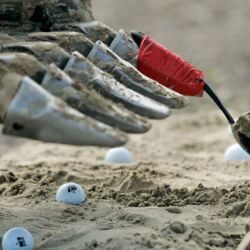 Public Works Employees of the Salt Lake Valley annual Dig Off. playing games with a back hoe